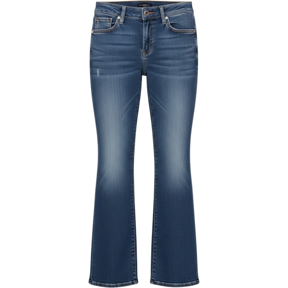 Faded Glory Bootcut Jeans 8 Medium Wash Stretch Denim Y2K Casual